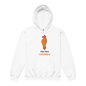 The Plot Chickens Youth hoodie
